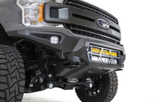 Ford F-150 Bumper - Front - Addictive Desert Designs - Bomber - Hammer Black - `18-`27 Ford F-150 Bumper - Front - Addictive Desert Designs - Bomber - Hammer Black - `18-`27
